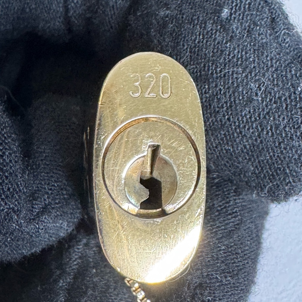 Louis Vuitton Gold Lock Pendant - Picture 3 of 5
